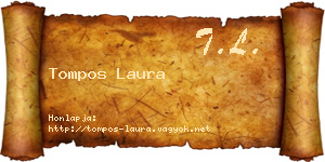 Tompos Laura névjegykártya